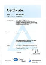 Jinan Hyupshin Flanges Co., Ltd Certified by TUV ISO9001 & CE PED Certification
